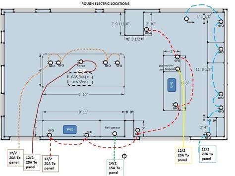 kitchen island wiring diagram